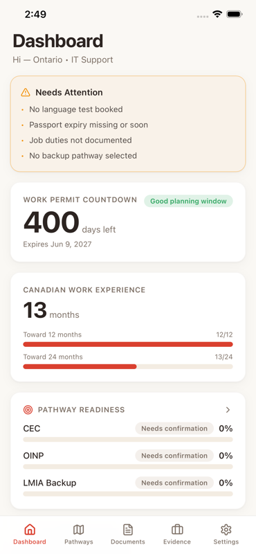 MarplePath app screenshot
